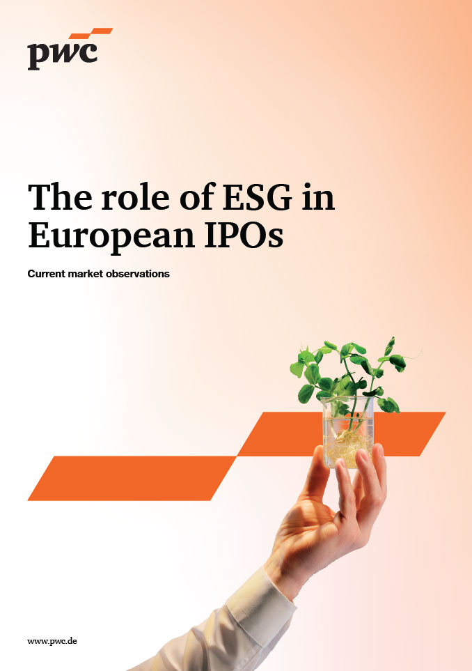 The role of ESG in European IPOs
